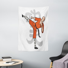 Eastern Martial Art Sports Tapestry
