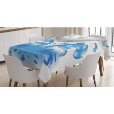 Animal Sealife Cartoon Tablecloth