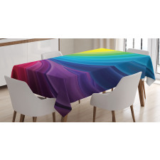 Abstract Smooth Lines Tablecloth