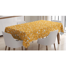 Abstract Polka Dots Art Tablecloth