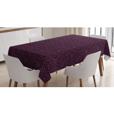 Rhythmic Romantic Motifs Tablecloth