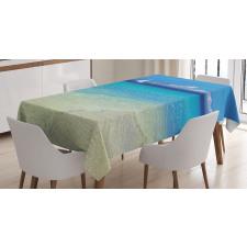Exotic Seashore View Tablecloth
