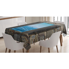 Sailing Boat Idyllic Tablecloth