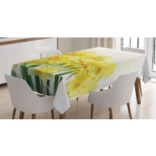 Paint of Daffodils Bouquet Tablecloth