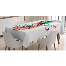 Modern Geometric Art Tablecloth