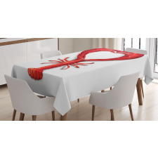 Seafood Lobster Heart Tablecloth
