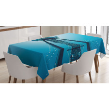 Monochrome American Tablecloth