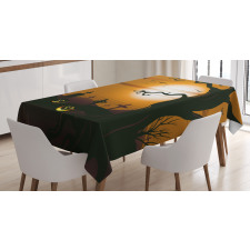 Scary Cemetery Tablecloth