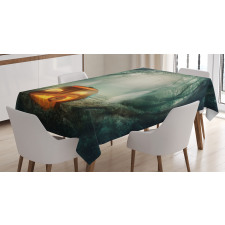 Pumpkin Enchanted Forest Tablecloth
