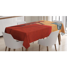 Mars Colonization Space Tablecloth
