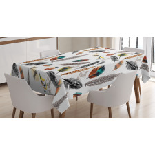 Vivid Feathers Vivid Art Tablecloth