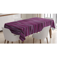 Vintage Knit Pattern Tablecloth