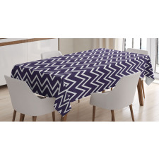Zig Zag Modern Pattern Tablecloth