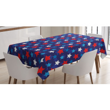 American Flag Stars Tablecloth