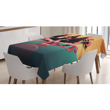Coral Sea Monster Folk Tablecloth