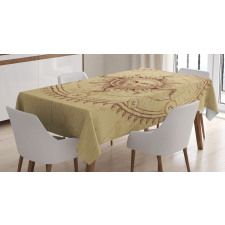 Antique Roman Sun Stone Tablecloth