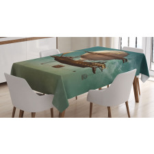 Surreal Space Scenery Tablecloth