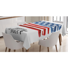 US Flag Tablecloth