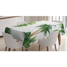 Coconut Palm Tree Plants Tablecloth