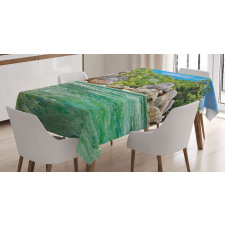 Scenery of Island Tree Tablecloth