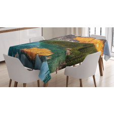 Moraine Lake Canadian Tablecloth