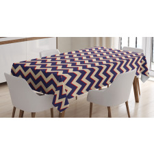Zigzag Modern Lines Tablecloth