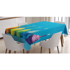Cupcakes Party Food Tablecloth
