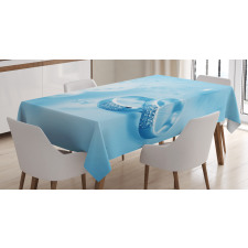Wedding Rings Pearls Tablecloth