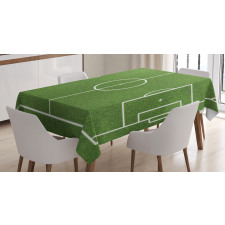 Soccer Stadium Field Tablecloth