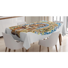 Japanese Exotic Adventure Tablecloth