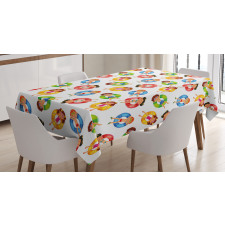 Children in Pool Summer Tablecloth