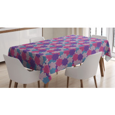 Tribal Flowers Tablecloth