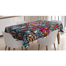 Flamboyant Stain Tablecloth