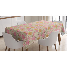 Geometric Lines Curves Tablecloth