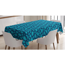 Clouds and Snowflakes Tablecloth