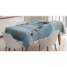 Stick and Puck Mountain Tablecloth