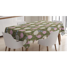 Romantic Rose Branches Tablecloth