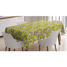 Blossoming Magnolia Flowers Tablecloth