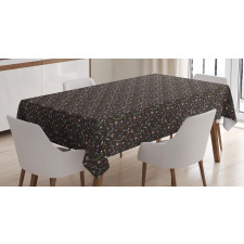 Watercolor Meadow Flowers Tablecloth