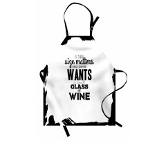 Funny Drinking Words Wine Apron