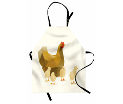 Polygonal Animal Art Apron