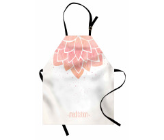 Meditation Lotus Flower Apron