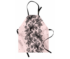 Botanical Lace Look Motif Apron