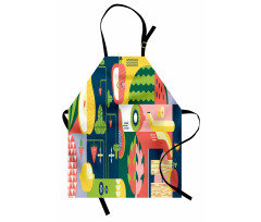 Abstract Modern Food Apron