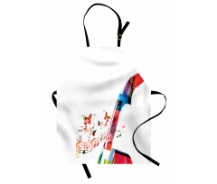 Creative Abstract Pegbox Art Apron