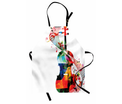 Cheerful String Instrument Apron