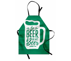 Funny Beer Drinking Words Apron