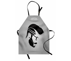 Male Hipster Art Apron