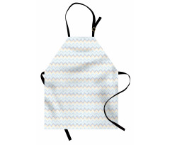 Chevron Abstract Curves Art Apron