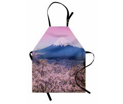 Spring Season Violet Tones Apron